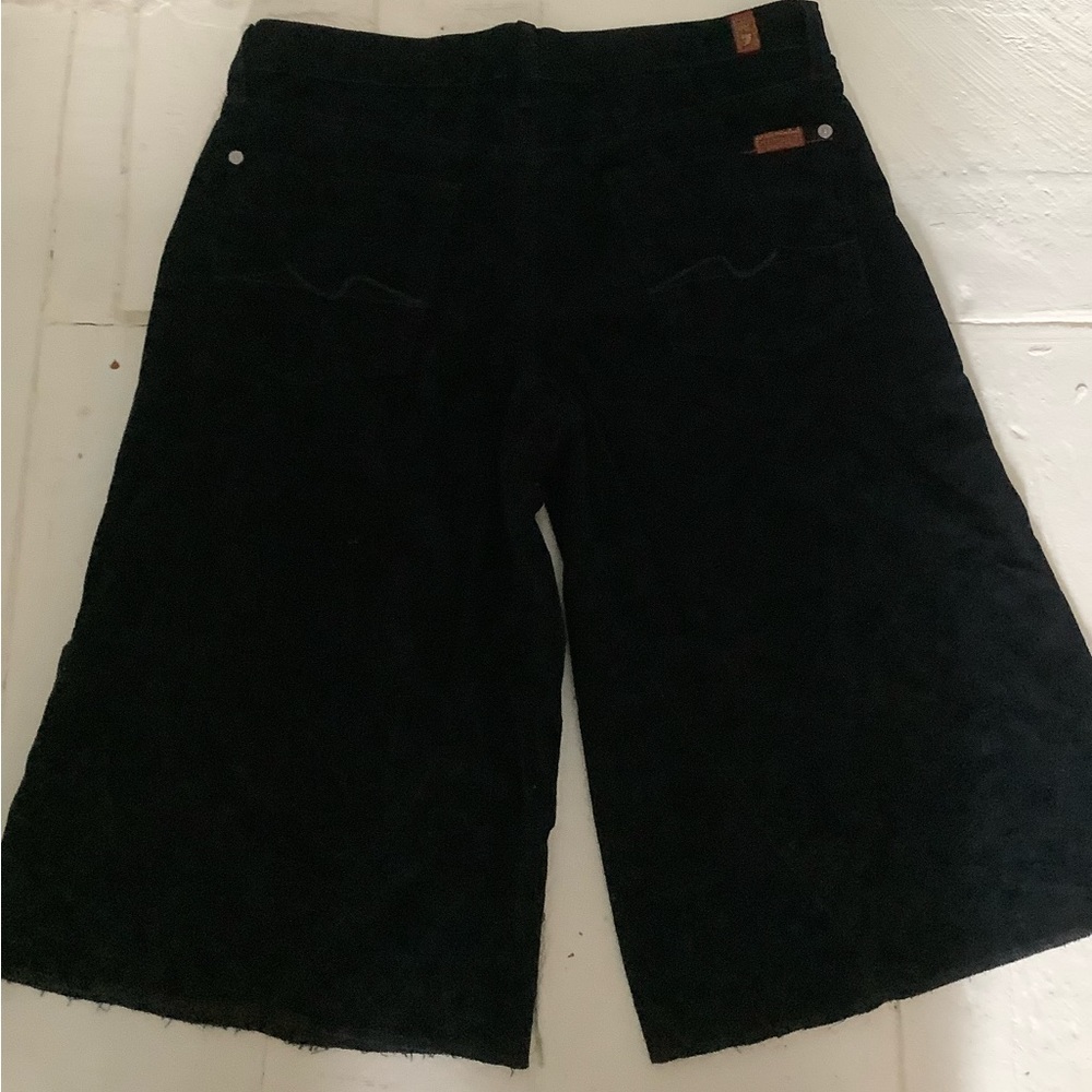 7 seven for all mankind y2k corduroy jeans cropped gaucho for fall size 29